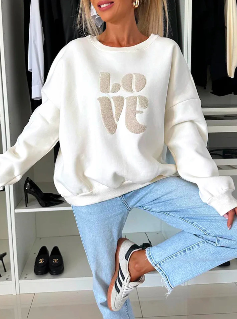 “Love” sweater top