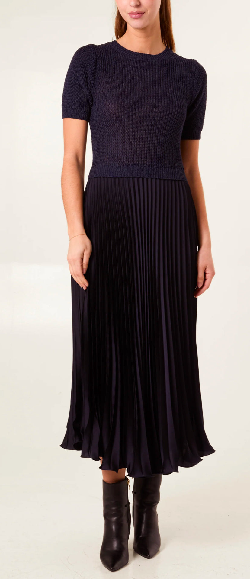 Satin skirt dress