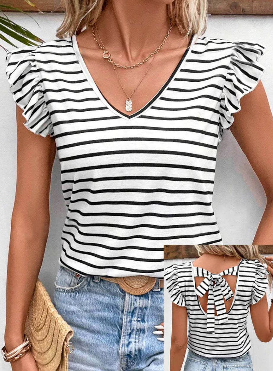 Abigail striped top