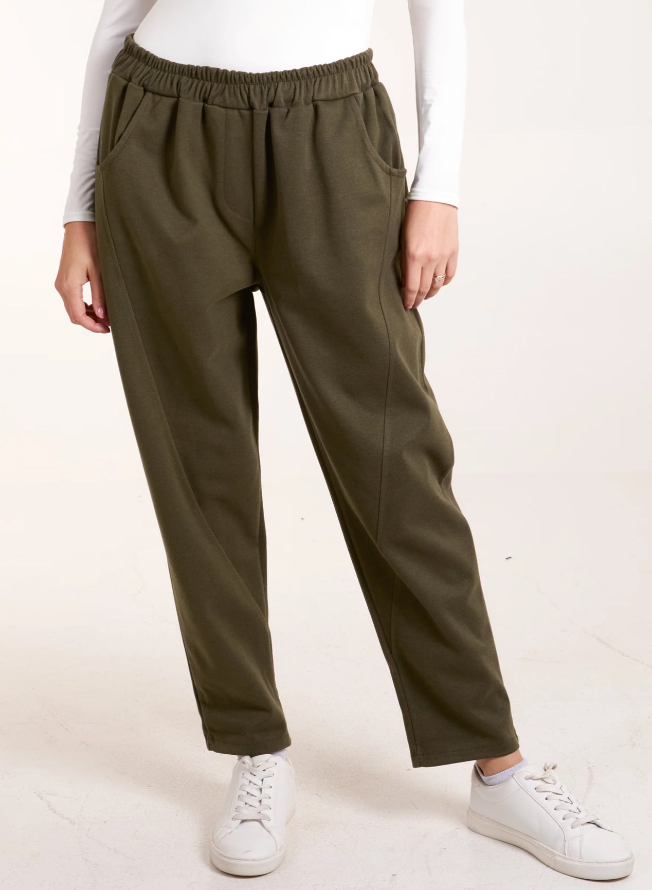 Relaxed fit soft touch joggers