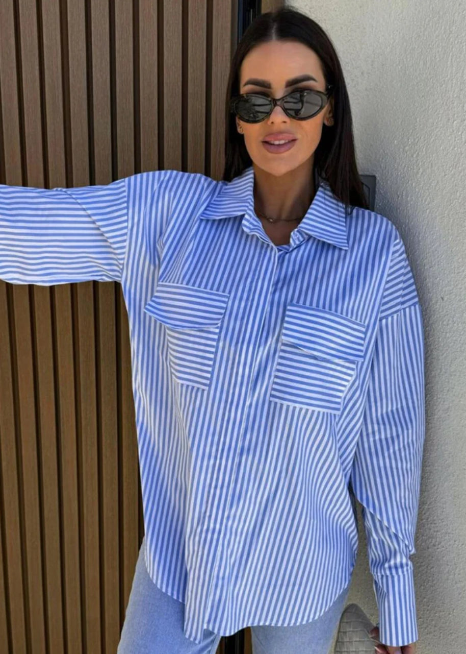 Valeria striped shirt