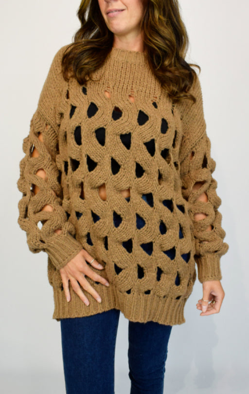 Longline cut out jumper