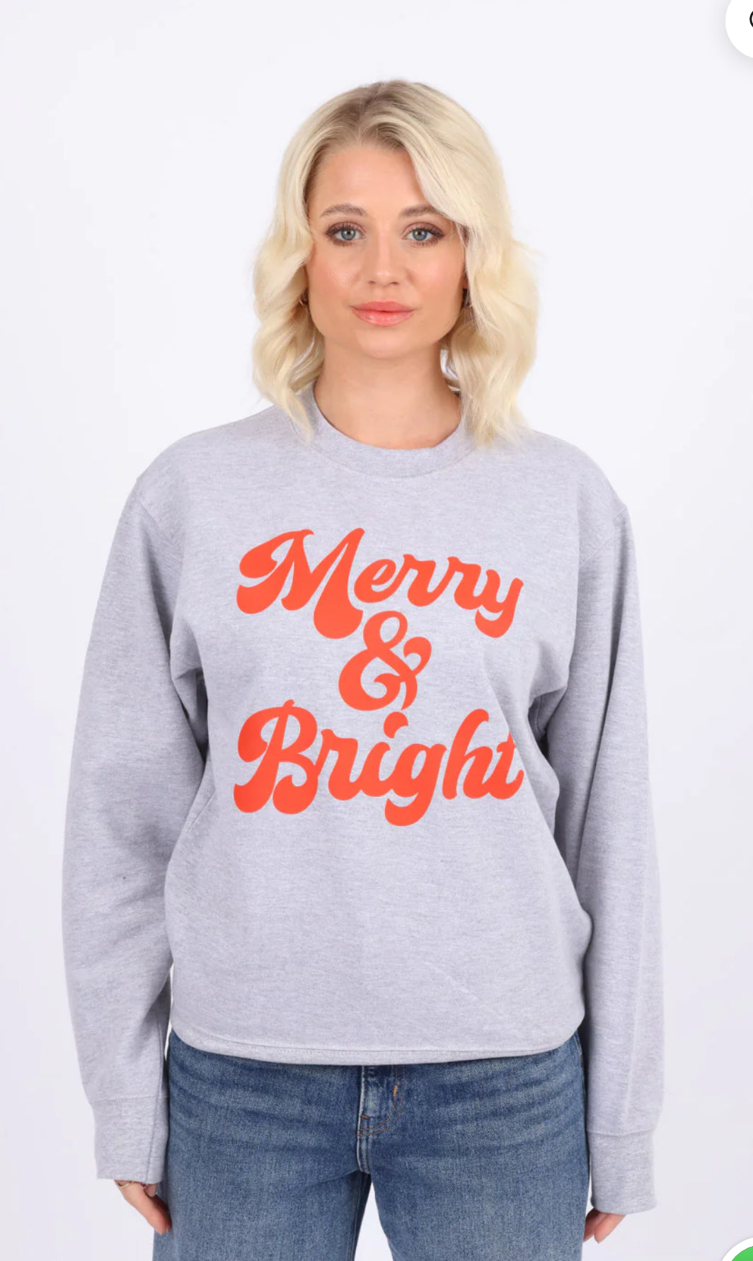 ‘Merry & Bright’ sweatshirt