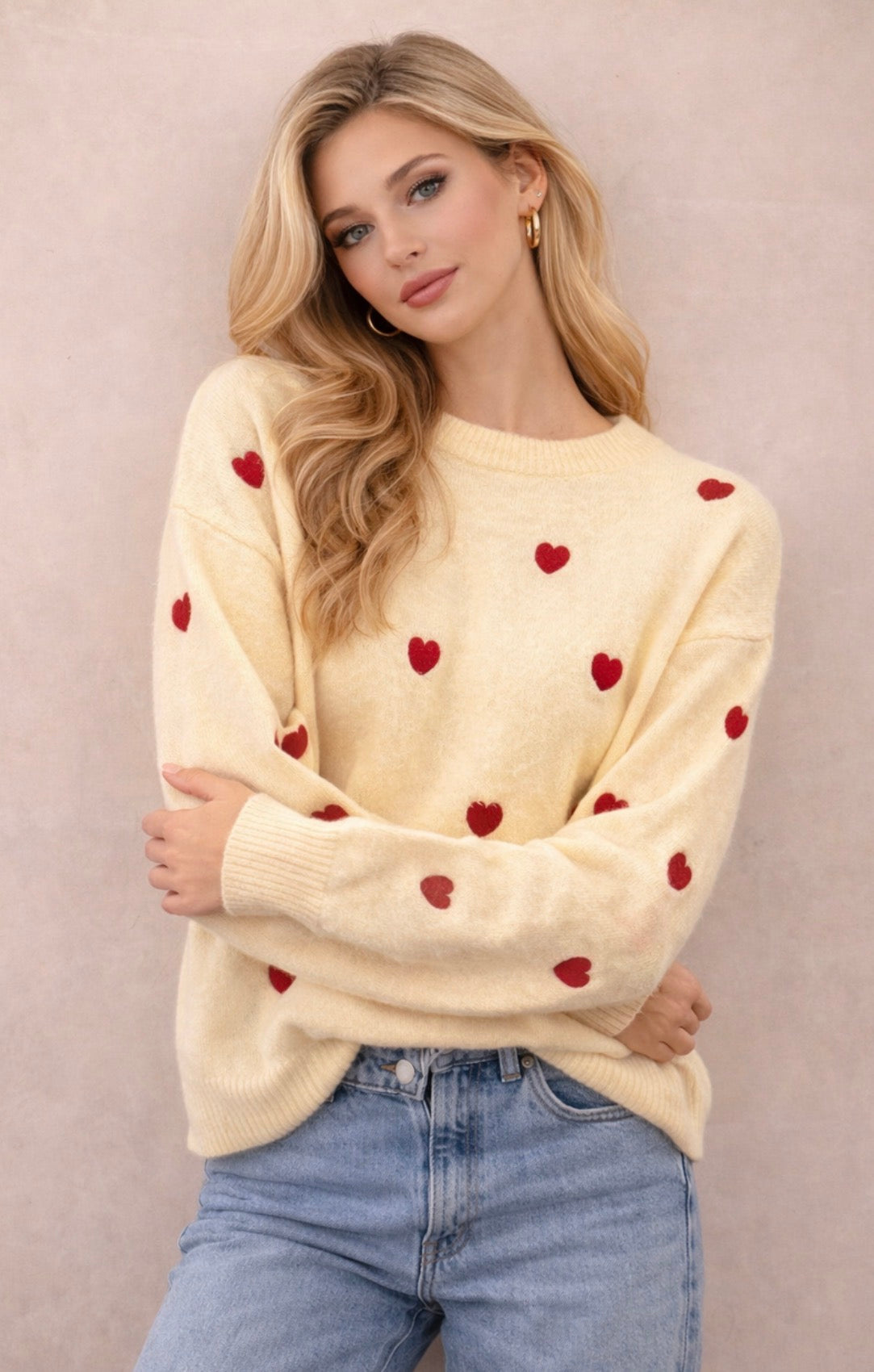 Sweetheart jumper