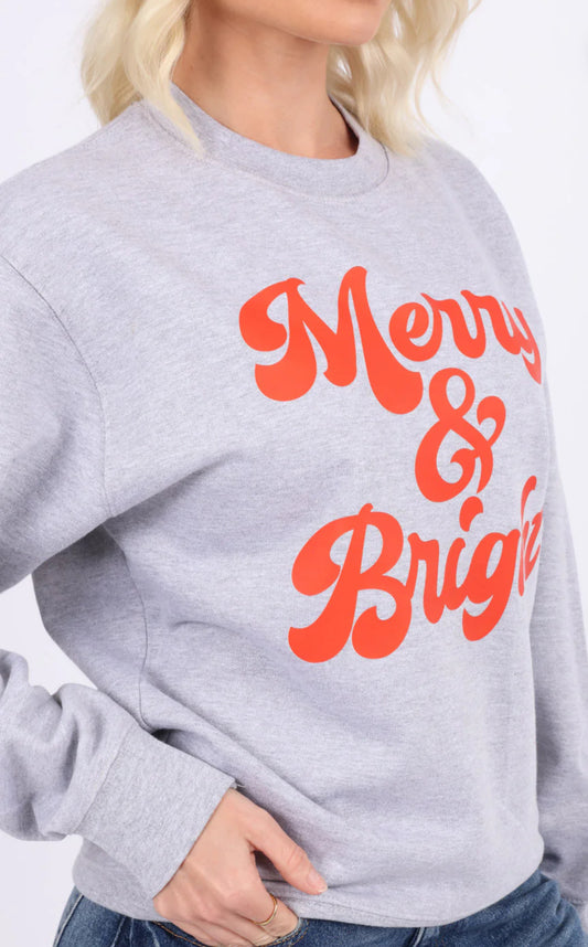 ‘Merry & Bright’ sweatshirt