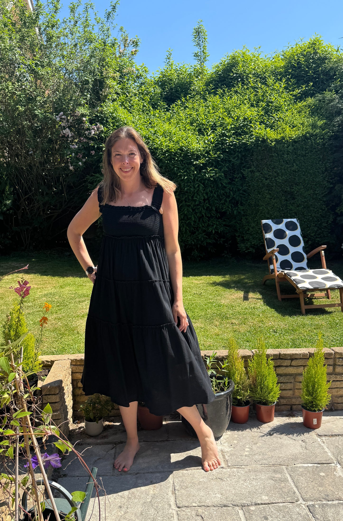 Tiered maxi dress