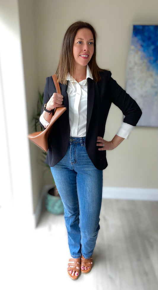 Black blazer jacket