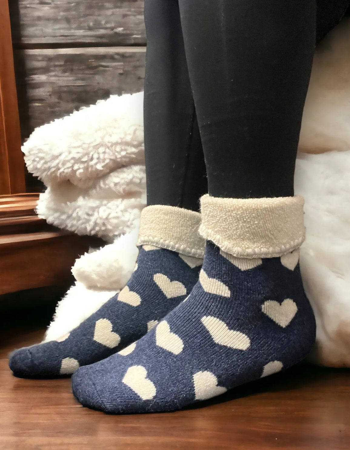 Love heart socks