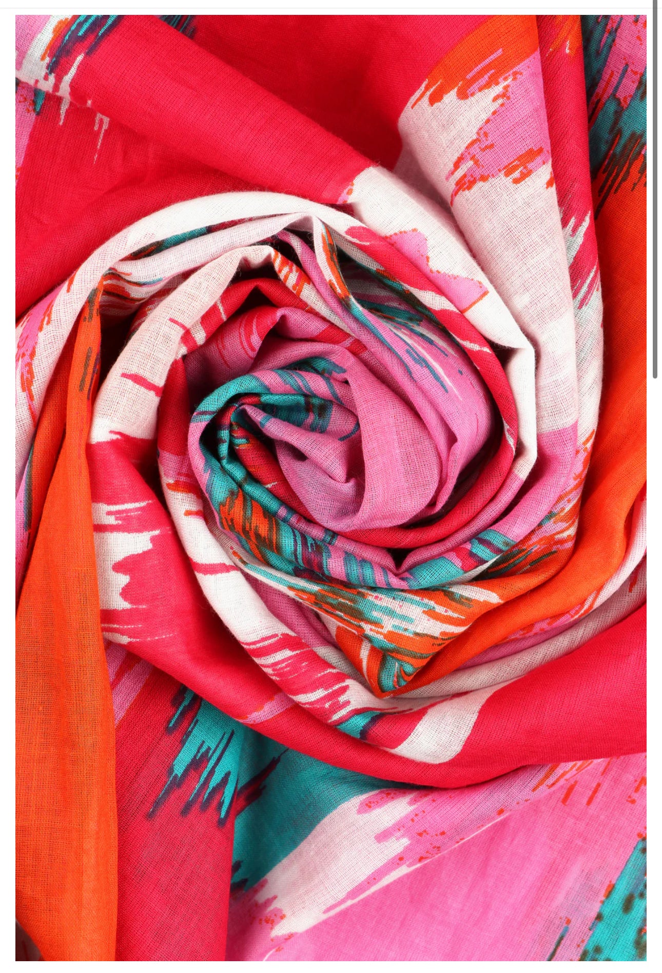 Abstract print scarf