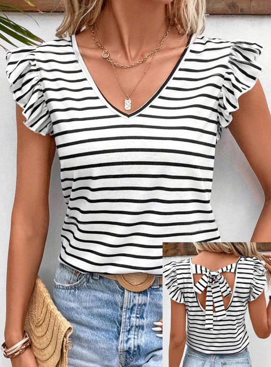 Abigail striped top