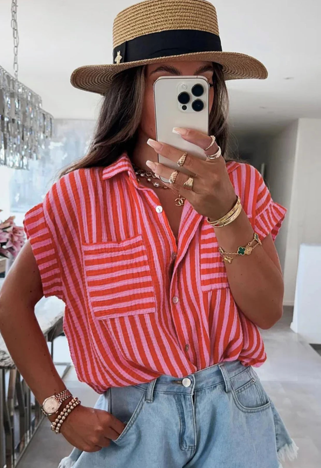 Brina striped shirt