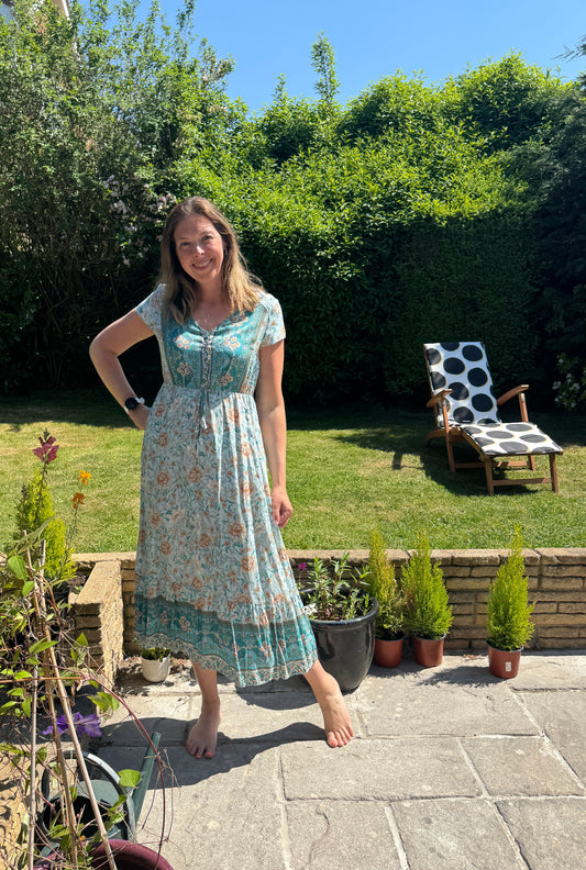 Tiered midi dress