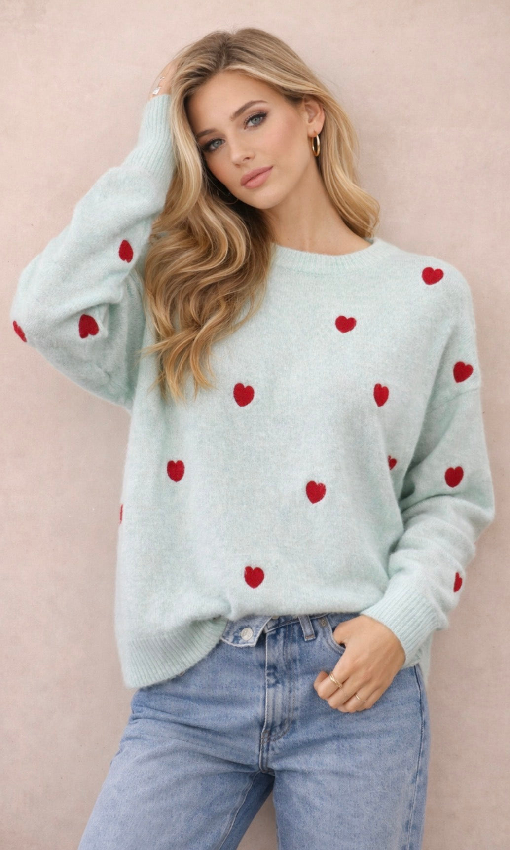 Sweetheart jumper