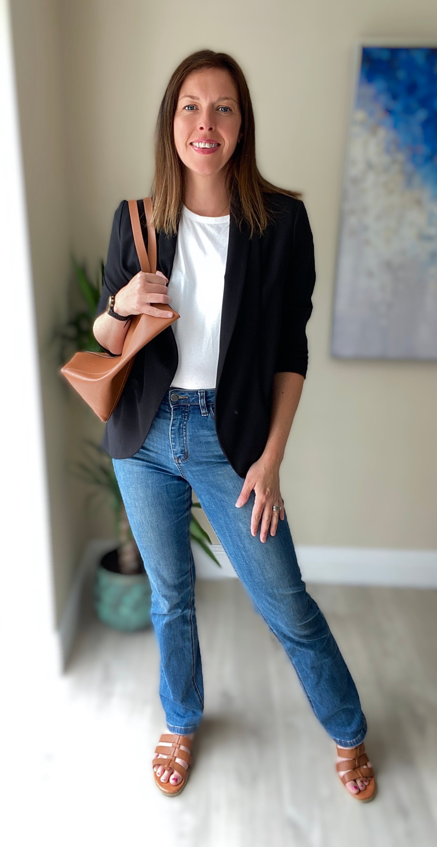 Black blazer jacket