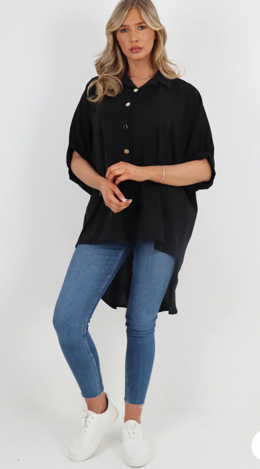 Button tunic shirt