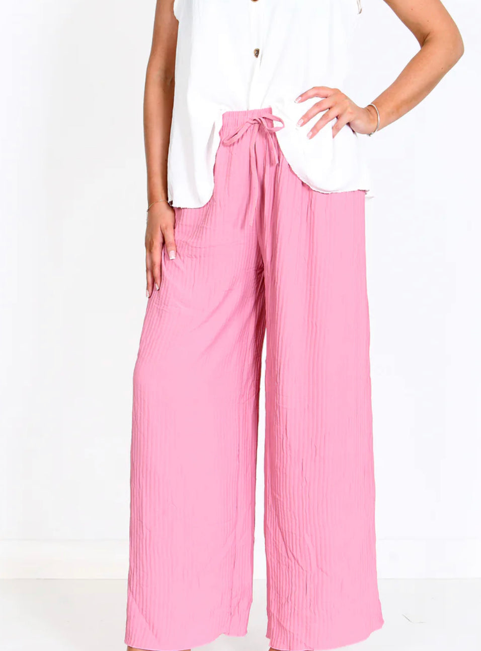 Lucy pleated trousers