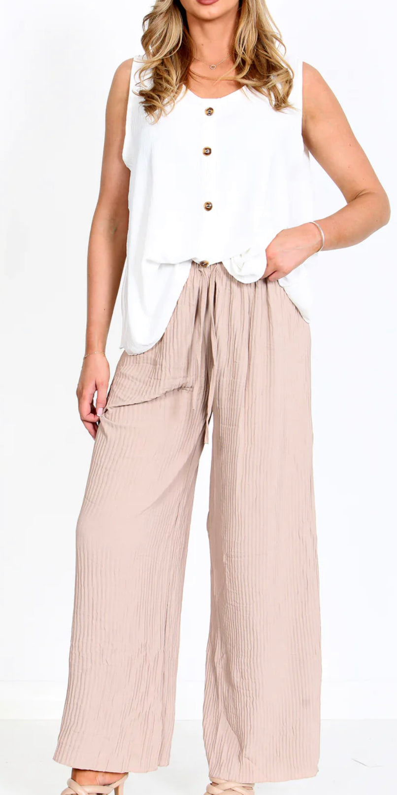 Lucy pleated trousers