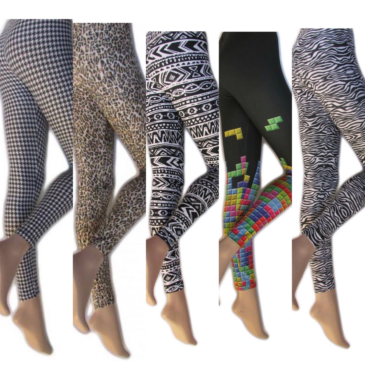 Leggings in different designs