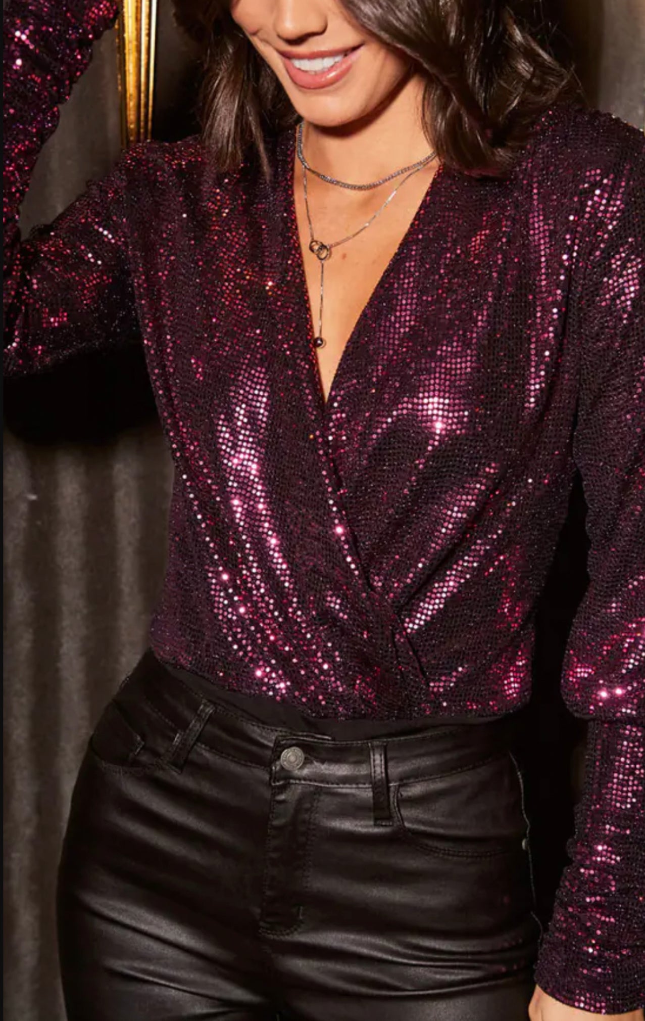 Sequin bodysuit/top