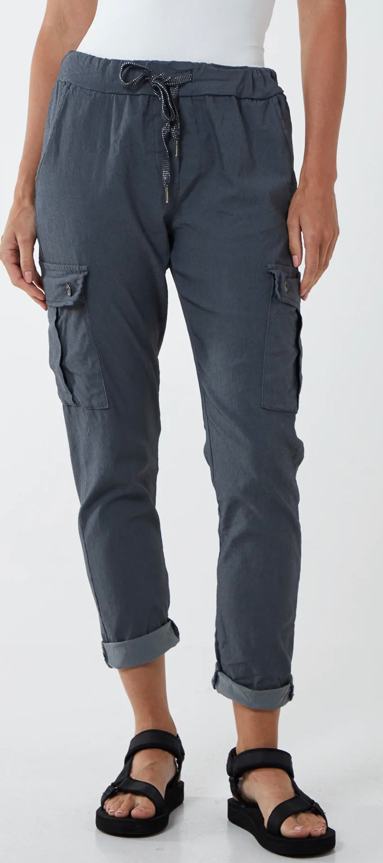 Magic cargo trousers